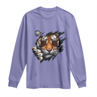 Funny Bengal Tiger Long Sleeve Shirt Football Lover Gift - Wonder Print Shop