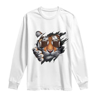 Funny Bengal Tiger Long Sleeve Shirt Football Lover Gift - Wonder Print Shop