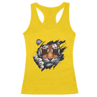 Funny Bengal Tiger Racerback Tank Top Football Lover Gift - Wonder Print Shop