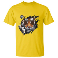 Funny Bengal Tiger T Shirt Football Lover Gift - Wonder Print Shop