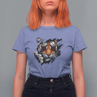Funny Bengal Tiger T Shirt For Women Football Lover Gift - Wonder Print Shop