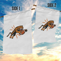 Funny Bengal Tiger Football Garden Flag Game Day Jungle Spirit - Wonder Print Shop