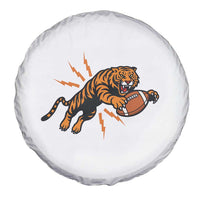 Funny Bengal Tiger Football Spare Tire Cover Game Day Jungle Spirit - Wonder Print Shop