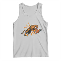Funny Bengal Tiger Football Tank Top Game Day Jungle Spirit - Wonder Print Shop