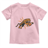 Funny Bengal Tiger Football Toddler T Shirt Game Day Jungle Spirit - Wonder Print Shop