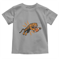 Funny Bengal Tiger Football Toddler T Shirt Game Day Jungle Spirit - Wonder Print Shop