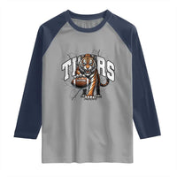Funny Bengal Tiger Raglan Shirt Gift For Football Lover - Wonder Print Shop