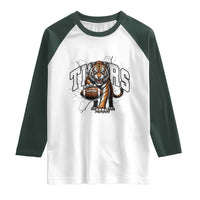 Funny Bengal Tiger Raglan Shirt Gift For Football Lover - Wonder Print Shop