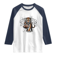 Funny Bengal Tiger Raglan Shirt Gift For Football Lover - Wonder Print Shop