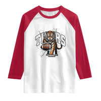 Funny Bengal Tiger Raglan Shirt Gift For Football Lover - Wonder Print Shop