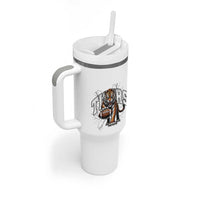 Funny Bengal Tiger Tumbler With Handle Gift For Football Lover - Wonder Print Shop