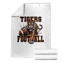 Bengal Tiger Football Throw Blanket Game Day Gift - Wonder Print Shop