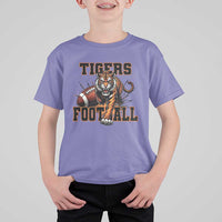 Bengal Tiger Football T Shirt For Kid Game Day Gift - Wonder Print Shop