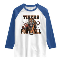 Bengal Tiger Football Raglan Shirt Game Day Gift - Wonder Print Shop
