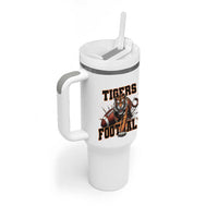 Bengal Tiger Football Tumbler With Handle Game Day Gift - Wonder Print Shop