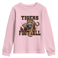 Bengal Tiger Football Youth Sweatshirt Game Day Gift - Wonder Print Shop