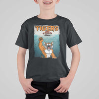 Bengal Tiger Football T Shirt For Kid Horror Parody Gift - Wonder Print Shop