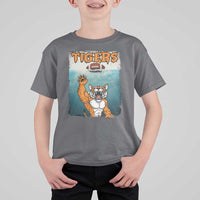 Bengal Tiger Football T Shirt For Kid Horror Parody Gift - Wonder Print Shop