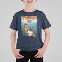 Bengal Tiger Football T Shirt For Kid Horror Parody Gift - Wonder Print Shop