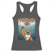Bengal Tiger Football Racerback Tank Top Horror Parody Gift - Wonder Print Shop