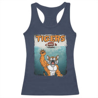 Bengal Tiger Football Racerback Tank Top Horror Parody Gift - Wonder Print Shop
