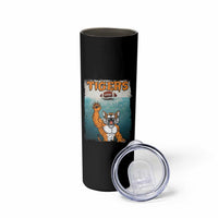 Bengal Tiger Football Skinny Tumbler Horror Parody Gift - Wonder Print Shop