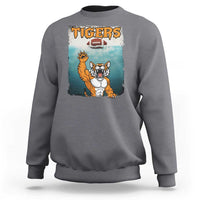 Bengal Tiger Football Sweatshirt Horror Parody Gift - Wonder Print Shop