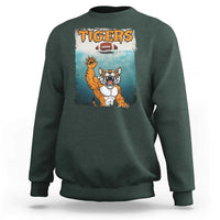 Bengal Tiger Football Sweatshirt Horror Parody Gift - Wonder Print Shop