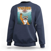 Bengal Tiger Football Sweatshirt Horror Parody Gift - Wonder Print Shop