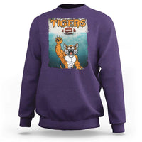 Bengal Tiger Football Sweatshirt Horror Parody Gift - Wonder Print Shop