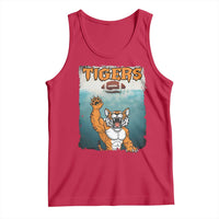 Bengal Tiger Football Tank Top Horror Parody Gift - Wonder Print Shop