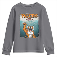 Bengal Tiger Football Youth Sweatshirt Horror Parody Gift - Wonder Print Shop