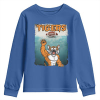 Bengal Tiger Football Youth Sweatshirt Horror Parody Gift - Wonder Print Shop