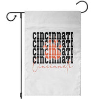 Cincinnati Tiger Paw Garden Flag Football Lover Gift - Wonder Print Shop