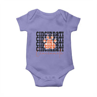 Cincinnati Tiger Paw Baby Onesie Football Lover Gift - Wonder Print Shop