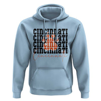 Cincinnati Tiger Paw Hoodie Football Lover Gift - Wonder Print Shop