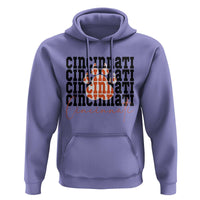 Cincinnati Tiger Paw Hoodie Football Lover Gift - Wonder Print Shop