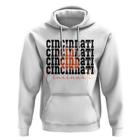 Cincinnati Tiger Paw Hoodie Football Lover Gift - Wonder Print Shop