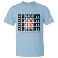 Cincinnati Tiger Paw T Shirt Football Lover Gift - Wonder Print Shop