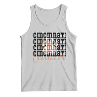 Cincinnati Tiger Paw Tank Top Football Lover Gift - Wonder Print Shop
