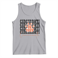 Cincinnati Tiger Paw Tank Top Football Lover Gift - Wonder Print Shop
