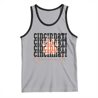 Cincinnati Tiger Paw Tank Top Football Lover Gift - Wonder Print Shop