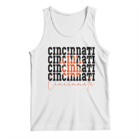 Cincinnati Tiger Paw Tank Top Football Lover Gift - Wonder Print Shop