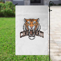 Roaring Cincinnati Tiger Football Garden Flag Game Day Fans Gift - Wonder Print Shop