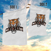 Roaring Cincinnati Tiger Football Garden Flag Game Day Fans Gift - Wonder Print Shop