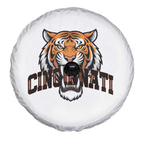 Roaring Cincinnati Tiger Football Spare Tire Cover Game Day Fans Gift - Wonder Print Shop