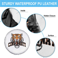 Roaring Cincinnati Tiger Football Spare Tire Cover Game Day Fans Gift - Wonder Print Shop