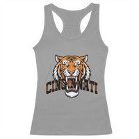 Roaring Cincinnati Tiger Football Racerback Tank Top Game Day Fans Gift - Wonder Print Shop