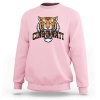 Roaring Cincinnati Tiger Football Sweatshirt Game Day Fans Gift - Wonder Print Shop