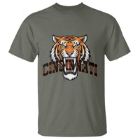 Roaring Cincinnati Tiger Football T Shirt Game Day Fans Gift - Wonder Print Shop